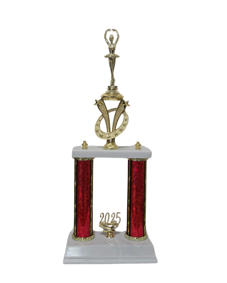19" Base, Year Trim, 2 Columns, Platform, Riser and Topper (Engraving Included) - Image 9