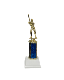 mens baseball trophy blue dazzle 10 inch engraving included