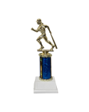 womens baseball trophy blue dazzle 10 inch engraving included