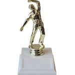 10" Base, Column and Topper (Engraving Included) - Cricket Pitcher